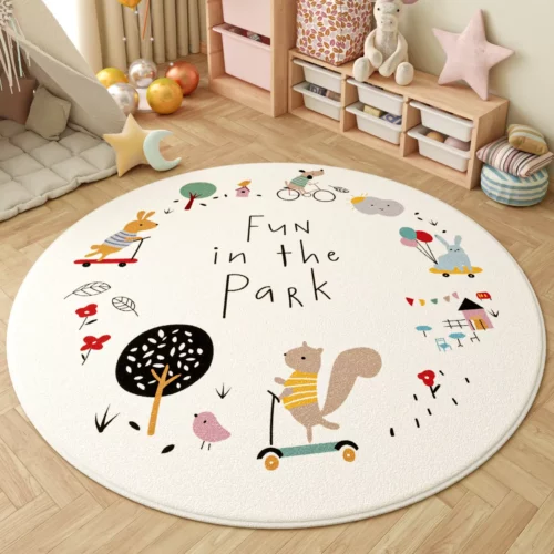 Tapis - Animaux de la forêt